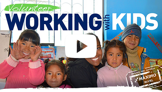 Volunteer Working With Kids Video