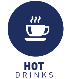 Free coffee and tea and on-site snack bar